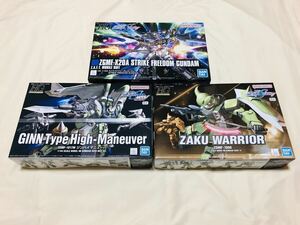 HG ストライクフリーダム ガンダム ジン ハイマニューバ ザク ウォーリア SEED DESTINY STRIKE FREEDOM GUNDAM GINN HIGH MANEUVER ZAKU