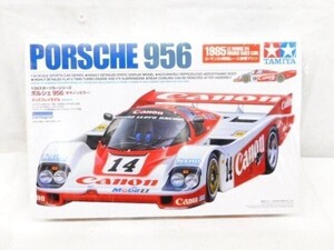 A600★PORSCHE956 プラモデル TAMIYA ポルシェ956 ディスプレイモデル キャノンカラー１/24 スポーツカーシリーズ 未開封★送料780円～