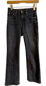 RED CARD / フレア デニム Marmalade Midrise Good Flare 60442 日本製 ストレッチ black denim 