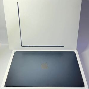 1円~【初期化済み】Apple MacBook Air 15インチ M3 2024 8C CPU 10C GPU 16GB SSD 512GB ミッドナイト MXD43J/A 箱付 GK-100083-3