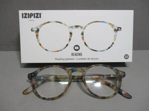 USED★IZIPIZI★イジピジ　リーディンググラス　老眼鏡　♯D　blue Tortoise