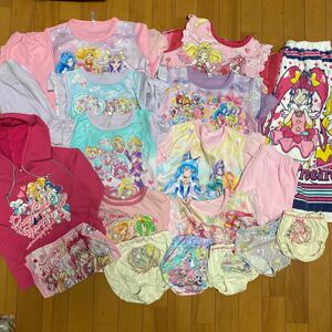 3 4 コスプレ衣装 プリキュア パジャマ トレーナー T シャツ ラップタオル 綿 柄 詰め合わせ 置名発送