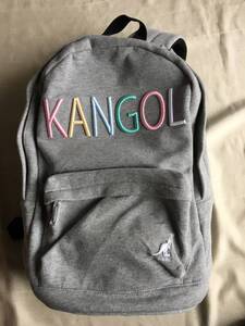 カンゴールKANGOLグレーのかわいいリュック新品