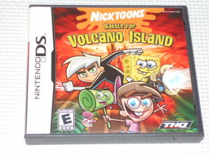 DS★NICKTOONS BATTLE FOR VOLCANO ISLAND 海外版 北米版★箱付・説明書付・ソフト付