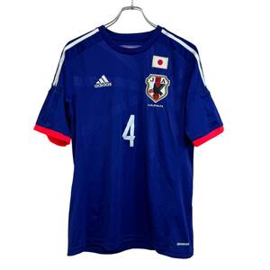 adidas アディダス JFA サッカー 日本代表 4番 本田圭佑 ユニフォーム シャツ L サムライブルー メンズ 送料185円 24-0509