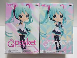 Qposket 初音ミク V4X STYLE フィギュア みくちゃん Aカラー Bカラー セット