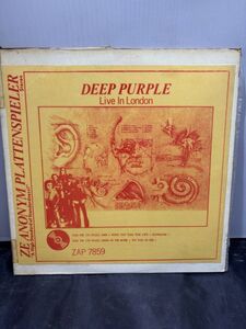 2411 レコード Deep purple live in london ディープ・パープル