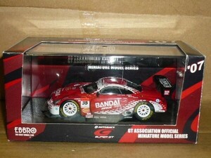 ☆1/43 EBBRO SUPER GT500 BANDAI DUNLOP SC430 No.35 赤/白