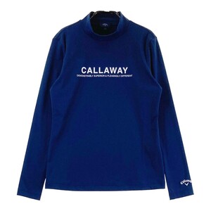 CALLAWAY キャロウェイ 2023年 長袖ハイネックインナーTシャツ ネイビー系 S [240101187967] ゴルフウェア レディース