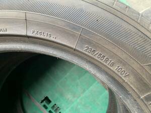 引き取り可能 バリ山 235/55R18 トーヨー PROXES CL1 SUV 製造年数21年 残溝約6.1㎜ 2本セット MADE IN JAPAN