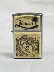 ZIPPO/ジッポー サーフィン ハワイアンアート アメリカ製 H ZIPPO 04 保管品