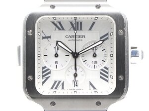 【 カルティエ CARTIER 】腕時計 WSSA0017 サントスXL クロノグラフ デイト SS/ラバー 自動巻 メンズ 新着 05385-0