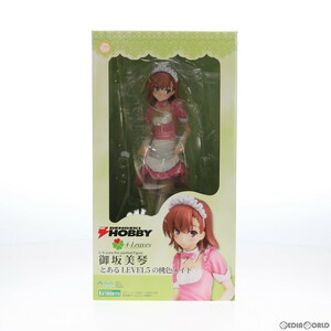 【中古】[FIG] 4-Leaves 御坂美琴(みさかみこと) -とあるLEVEL5の桃色メイド- とある科学の超電磁砲 1/6 完成品 フィギュア 電撃屋&コトブ