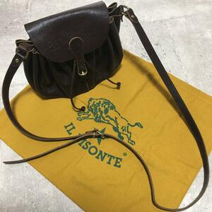 IL BISONTE ショルダーバッグ ドレープ