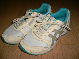 *アシックス レディース ウォーキングシューズ GEL-FUNWALKER ゲルファンウォーカー TDW414 ベージュ 24.0cm 24センチ ゲル asics*