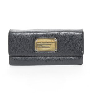 ◇479935 MARC BY MARC JACOBS マークバイマークジェイコブス ◇二つ折り長財布 レザー レディース ブラック