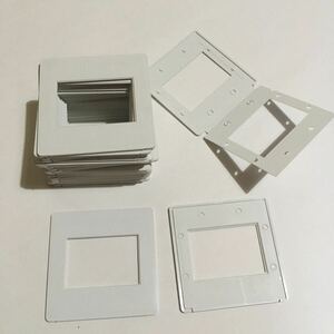 富士フイルム☆プラスチック スライドマウント (35mm) FUJICHROME ホワイト 25枚 セット☆昭和レトロ