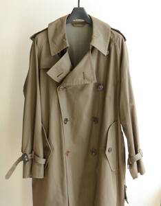 オーラリー トレンチコート FINX CHAMBRAY BIG TRENCH COAT 一枚袖 size 3