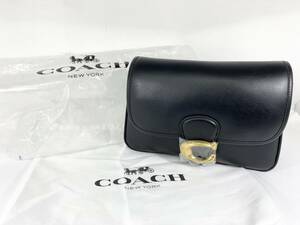 6480　【新品未使用】　COACH　ソフトタビー　ショルダーバッグ　コーチ　ブラック/黒