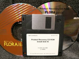 送料最安 140円 CDH71：日立リカバリCD　FLORA 350 DM0　CD2枚　起動FD付き