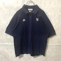 90s adidas × ニューヨークヤンキース ポロシャツ XL ヴィンテージ