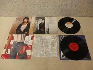 0240179a【BRUCE SPRINGSTEEN LP盤 ２点】レコード/ブルース・スプリングスティーン/CBSソニー/31.6×31.6cm程/中古品