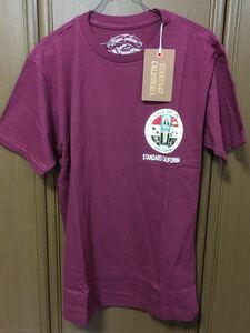 STANDARD CALIFORNIA スタンダードカリフォルニア Tシャツ　M 未使用　新品　日本製　バーガンディ