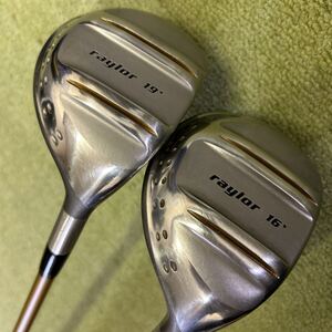 Y931 状態良好 テーラーメイド raylor 16° 19° 2本セット HM TOUR GOLD 95 フレックスS 日本仕様