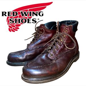 RED WING スーパーソール ７2/1D(25.5cm) ワークブーツ レッドウィング メンズシューズ 靴 モックトゥ レザー 本革 USA製 中古品 【3190】K