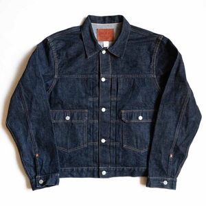 【名作】RRL 【TYPE2 RIGID DENIM JACKET】【アメリカ製】XL デニムジャケット セカンド インディゴ Gジャン 2411731