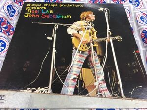 John Sebastian★中古LP/USオリジナル・プロモ白レーベル盤「ジョン・セバスチャン～Real Live」