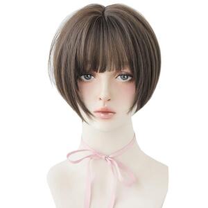 耐熱 つむじ ストレート 自然 カール ボリューム 襟足 ボリューム ヘアアレンジ グラデーション 抜け感 ３D 前髪 (クールア