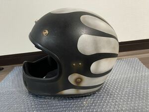 フルフェイス ヘルメット エイジング 塗装 カスタムペイント 検 TT CO BELL Arai アライ オーシャンビートル ハーレー バイク