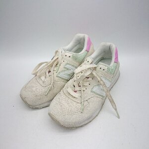 ◇ Θ NEW BALANCE ニューバランス スニーカー サイズ23.5 ベージュ系 レディース E