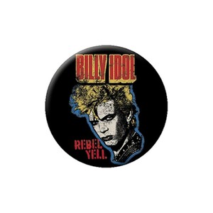 Billy Idol 缶バッジ ビリー・アイドル Rebel Yell