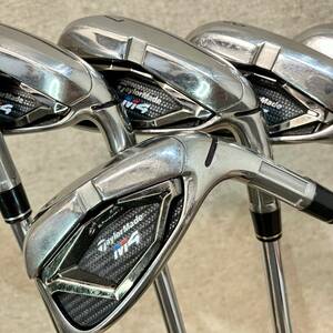 テーラーメイド　TaylorMade　M4　アイアン　5.6.7.8.9.P　6本セット　スチールシャフト　REAX STEEL　Flex-S