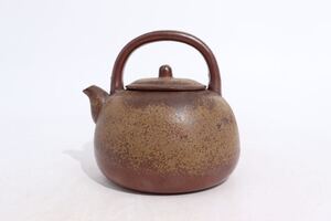 時代　備前　急須　/　備前焼　ボーフラ　湯沸かし　古備前　窯変　茶器　煎茶道具　.G277