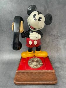【送料無料】 1980年代 ディズニー Disney ミッキーマウス MICKEY MOUSE 電話機 ヴィンテージ S0123