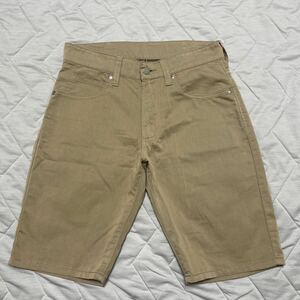 7C【着少】Wrangler ラングラー W34555 ベージュ ショートパンツ ハーフパンツ 短パン 半パン 28 ストレッチ 格安