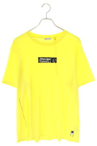 モンクレールジーニアス フラグメントデザイン Tシャツ MAGLIA T-SHIRT サイズ:L スクエアロゴTシャツ 中古 BS99