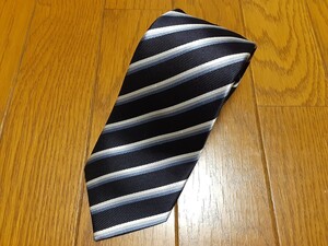 ザ スーツカンパニー THE SUIT COMPANY シルク素材 ストライプ ネクタイ 美品 日本製