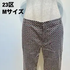 23区　クロップドパンツ　カジュアルパンツ　パンツ　レトロ　薄手　77