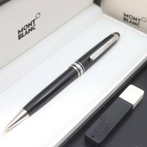 ITSEZU7HVRSM 即決 本物 MONTBLANC モンブラン マイスターシュテュック プラチナ 165 シャープペンシル 芯付 箱 ケース 購入証明書