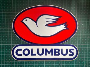 未使用 COLUMBUS Shop sticker コロンバス ショップ用 鳩 ステッカー (大 紙ベース) １枚