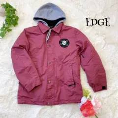 E-3243 ✱EDGE✱ メンズ フード付き ジャケット 骸骨ワッぺ XS