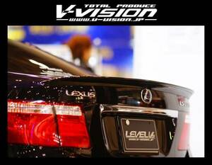 ブイヴィジョン♪LEXUS レクサス LS460 前期♪リアウイング エアロ／LV