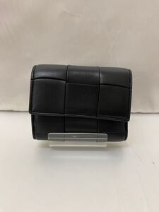 20241005【BOTTEGA VENETA 】ボッテガヴェネタ 3つ折り財布 小銭入れ付き レザー マキシイントレチャート 651372vcqc1 