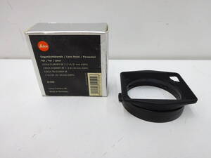 コレクター放出品!! カメラ祭 ライカ Leica レンズフード 12592 箱有 現状品 防湿保管庫 カメラアクセサリ 長期保管品