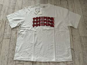 【即決】blurhms POSTPUNK Print Tee BIG ホワイト サイズ3 試着のみの美品 タグあり