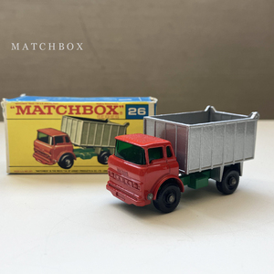 箱付 未使用 希少 レア レズリー 社 マッチボックス No.26 G.M.C. ティッパー トラック MATCHBOX G.M.C. TIPPER TRUCK チッパー 重機